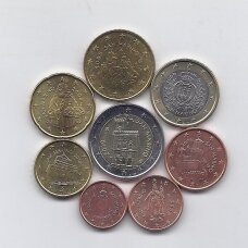 San Marinas 2005 - 2010 euro monetų rinkinys