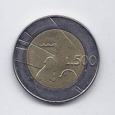 SAN MARINAS 500 LIRE 1990 KM # 256 VF SAN MARINAS 500 LIRE 1990 KM # 256 VF
