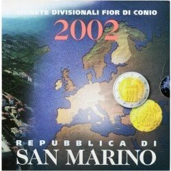 SAN MARINAS 2002 m. oficialus bankinis rinkinys
