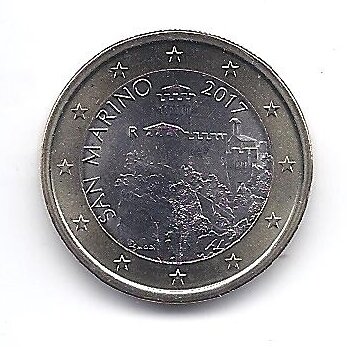 SAN MARINAS 1 EURAS 2017 KM # 561 UNC