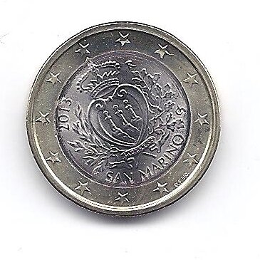 SAN MARINAS 1 EURAS 2013 KM# 485 UNC