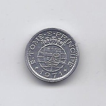 SAN TOMĖ IR PRINSIPĖ 10 CENTAVOS 1971 KM # 15a AU 1