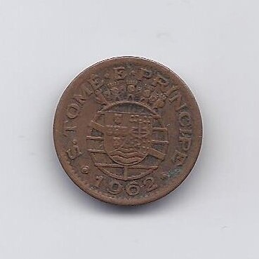 SAN TOMĖ IR PRINSIPĖ 20 CENTAVOS 1962 KM # 16.1 VF 1