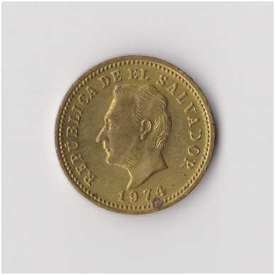 SALVADORAS 3 CENTAVOS 1974 KM # 148 XF 1
