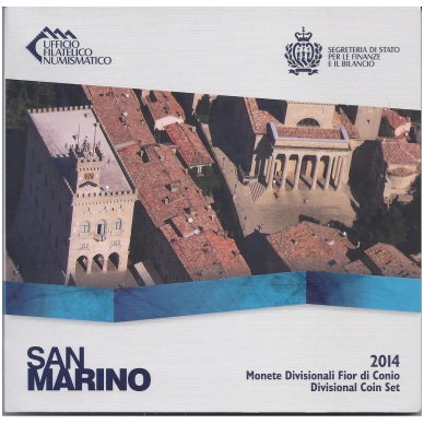 SAN MARINAS 2014 m. euro monetų rinkinys
