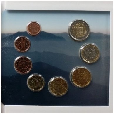 SAN MARINAS 2015 m. euro monetų rinkinys 1