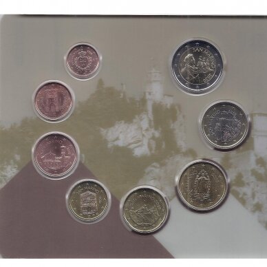 SAN MARINAS 2020 m. euro monetų rinkinys 1