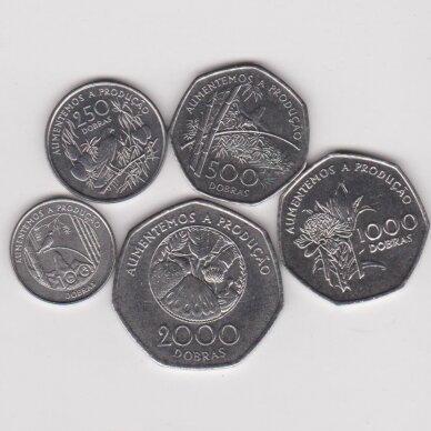 SAO TOME AND PRINCIPE 1997 5 coins set