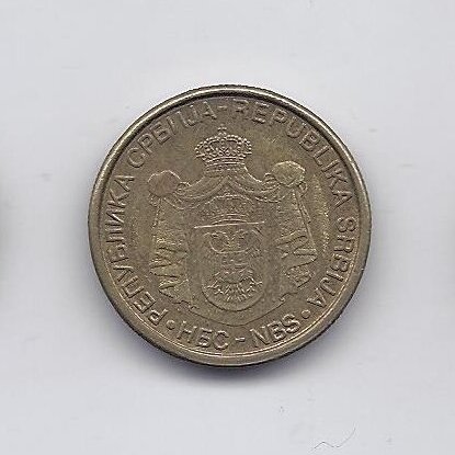 SERBIA 2 DINARA 2006 KM # 46 VF 1