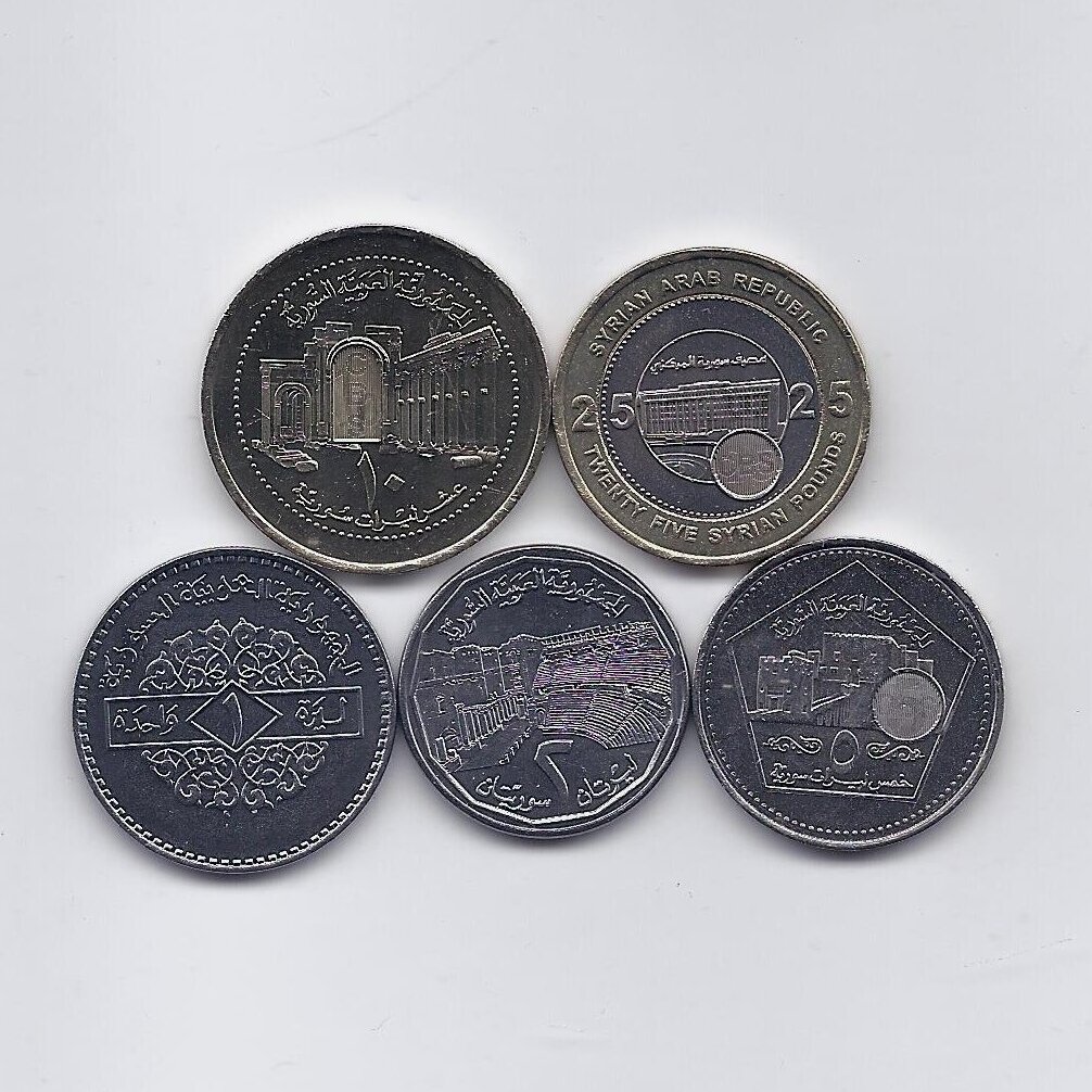 SIRIJA 1996 - 2003 m. 5 monetų rinkinys