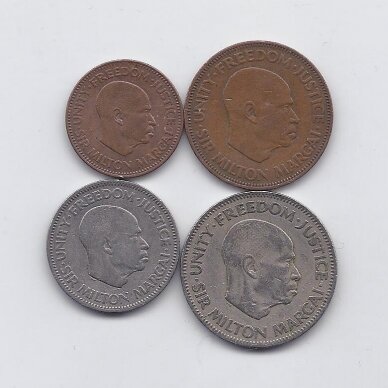 SIERA LEONĖ 1964 m. 4 monetų rinkinys 1