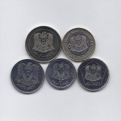 SIRIJA 1996 - 2003 m. 5 monetų rinkinys 1