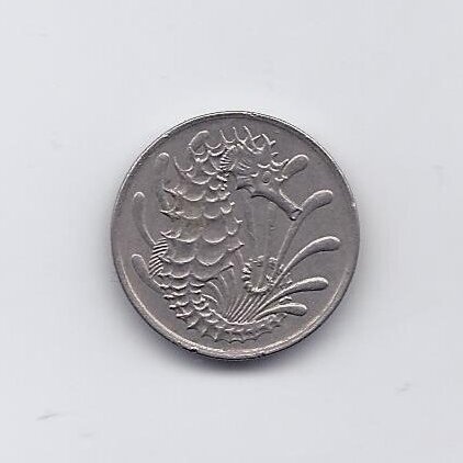 SINGAPŪRAS 10 CENTS 1969 KM # 3 VF 1
