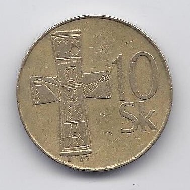 SLOVAKIJA 10 KORUNA 1994 KM # 11 VF