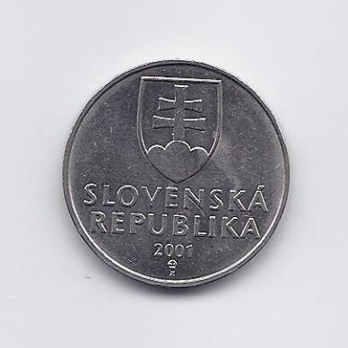 SLOVAKIA 2 KORUNA 2001 KM # 13 XF 1