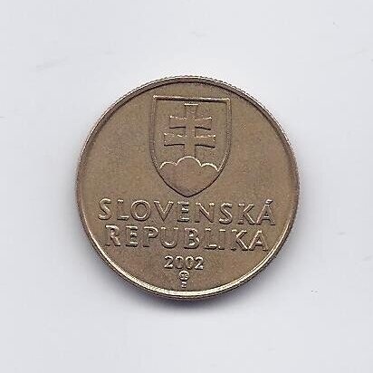 SLOVAKIJA 1 KORUNA 2002 KM # 12 VF 1