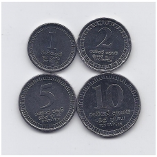 ŠRI LANKA 2017 m. 4 monetų komplektas