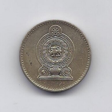 SRI LANKA 5 RUPEES 1986 KM # 148.2 VF 1