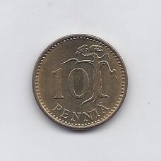 SUOMIJA 10 PENNIA 1980 KM # 46 VF