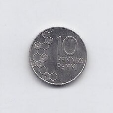 SUOMIJA 10 PENNIA 1990 KM # 65 XF