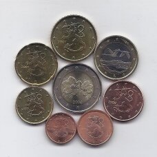 SUOMIJA 2000 - 2004 m. euro monetų rinkinys