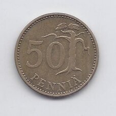 SUOMIJA 50 PENNIA 1976 KM # 48 VF SUOMIJA 50 PENNIA 1976 KM # 48 VF