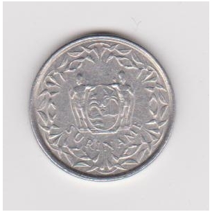 SURINAMAS 1 CENT 1980 KM # 11a VF/XF 1