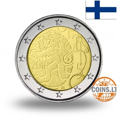 FINLAND 2 EURO 2010 150TH CURRENCY ANNIVERSARY