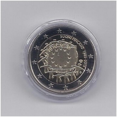 FINLAND 2 EURO 2015 PROOF FLAG