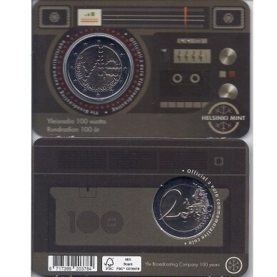 FINLAND 2 EURO 2026 NATIONAL BROADCASTER - YLE (COINCARD) 1