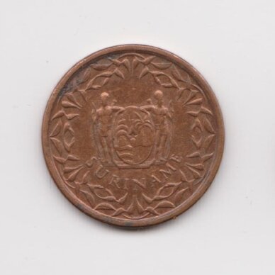 SURINAMAS 1 CENT 1988 KM # 11b VF 1