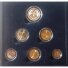 SUOMIJA 2001 m. 5 monetų bankinis proof rinkinys su sidabriniu medaliu