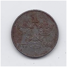 SWEDEN 1 ORE 1942 KM # 810 F/VF SWEDEN 1 ORE 1942 KM # 810 F/VF