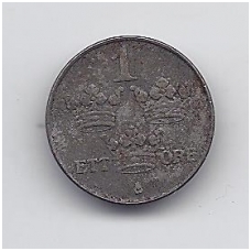 SWEDEN 1 ORE 1947 KM # 810 F/VF SWEDEN 1 ORE 1947 KM # 810 F/VF