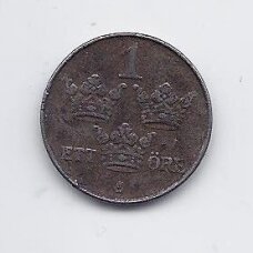 SWEDEN 1 ORE 1949 KM # 810 VF