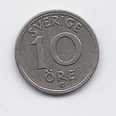 SWEDEN 10 ORE 1940 KM # 795 VF