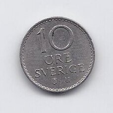 SWEDEN 10 ORE 1968 KM # 835 XF SWEDEN 10 ORE 1968 KM # 835 XF
