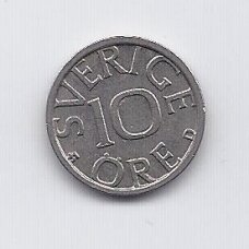 SWEDEN 10 ORE 1987 KM # 850 XF SWEDEN 10 ORE 1987 KM # 850 XF