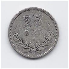 ŠVEDIJA 25 ORE 1918 KM # 785 VF