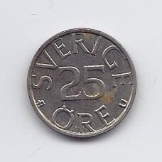 SWEDEN 25 ORE 1983 KM # 851 XF SWEDEN 25 ORE 1983 KM # 851 XF