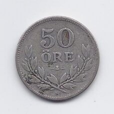 ŠVEDIJA 50 ORE 1919 KM # 788 F ŠVEDIJA 50 ORE 1919 KM # 788 F