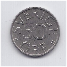 SWEDEN 50 ORE 1983 KM # 855 XF SWEDEN 50 ORE 1983 KM # 855 XF