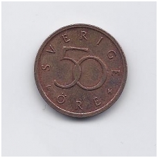 SWEDEN 50 ORE 2005 H KM # 878 VF/XF SWEDEN 50 ORE 2005 H KM # 878 VF/XF