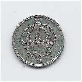 SWEDEN 10 ORE 1948 KM # 813 VF 1