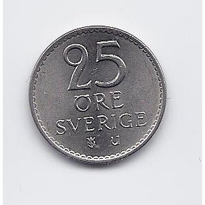ŠVEDIJA 25 ORE 1964 KM # 836 XF