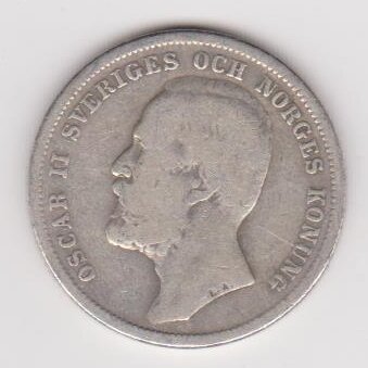 SWEDEN 1 KRONA 1904 KM # 760 VF 1
