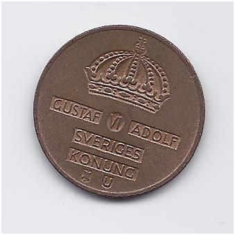 SWEDEN 2 ORE 1965 KM # 821 VF 1