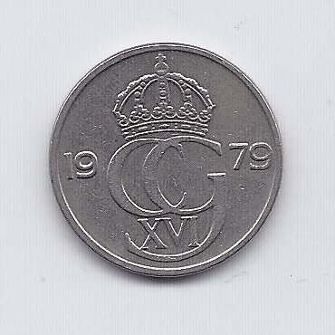 SWEDEN 50 ORE 1981 KM # 855 XF 1