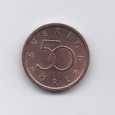 SWEDEN 50 ORE 2007 SI KM # 878 XF