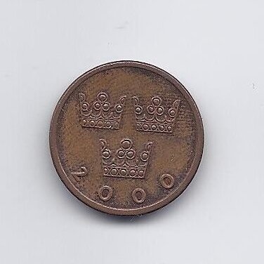 SWEDEN 50 ORE 2000 B KM # 878 VF/XF 1